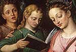 St Cecilia met zingende kinderen